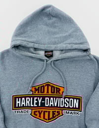 Image 2 of VTG Y2K Harley Davidson Hoodie Sz XXL