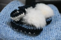 Image 2 of Wool Booties - 0-6 months - Handmade in Ireland