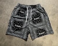 Image 2 of AS26SM AMSTR Bandana Mesh Shorts