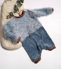 Image 3 of Newborn set for photoshoot | little bear | blue jeans