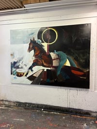 Image 2 of Painting / maleri / “Life in a circus” / 140x195 cm