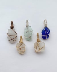 Image 1 of Sea Glass Pendants 