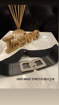 High waist stretch belt 