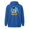 <b>Now Available!<br>'BatCat'</b><br>Unisex Zipper Hoodie