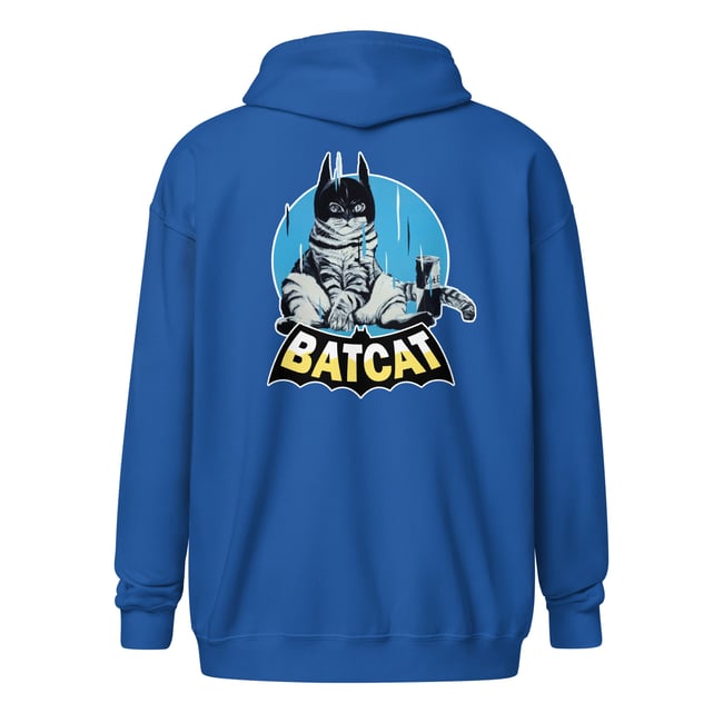 <b>BatCat</b><br>Unisex Zipper Hoodie