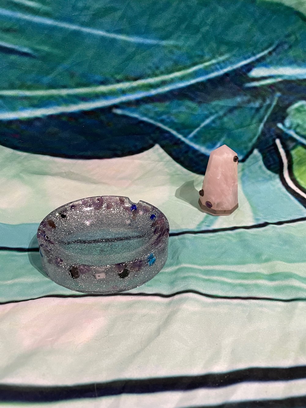 Image of Amethyst And Evil Eye Ashtray