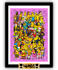 Springfield Wrestling Federation Fine Art Print