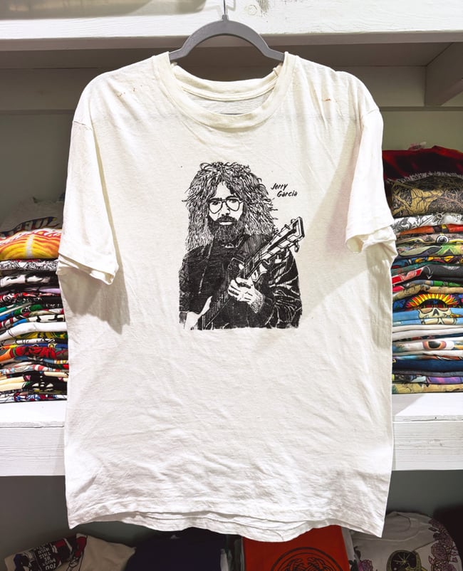 Jerry Garcia 80s Cats Under the Stars Lot T-Shirt - Fits L