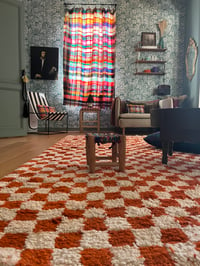 Image 1 of tapis damier béni ouarain ♦️ 🍊 