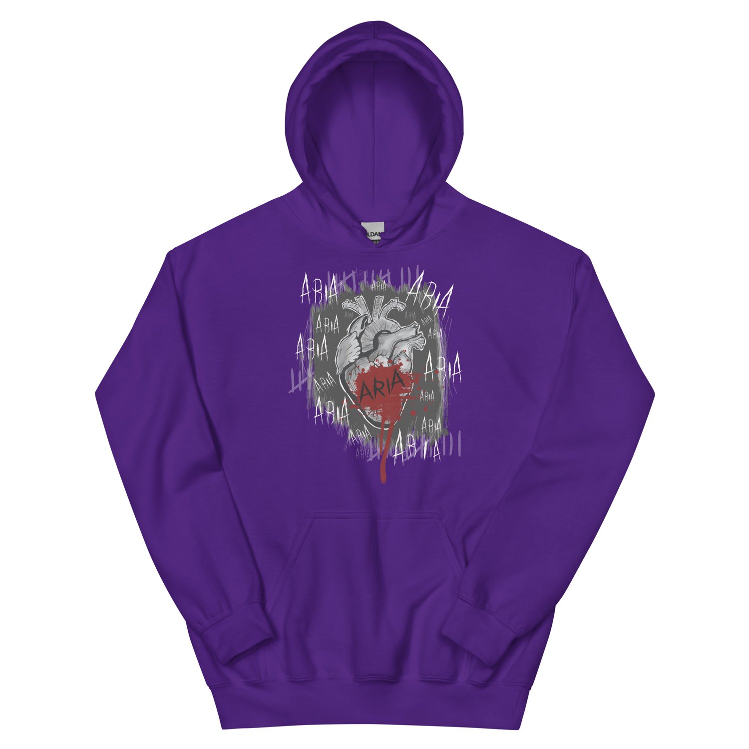 Image of Officially licensed Leigh Rivers Psychotic obsession Aria heart Unisex Hoodie