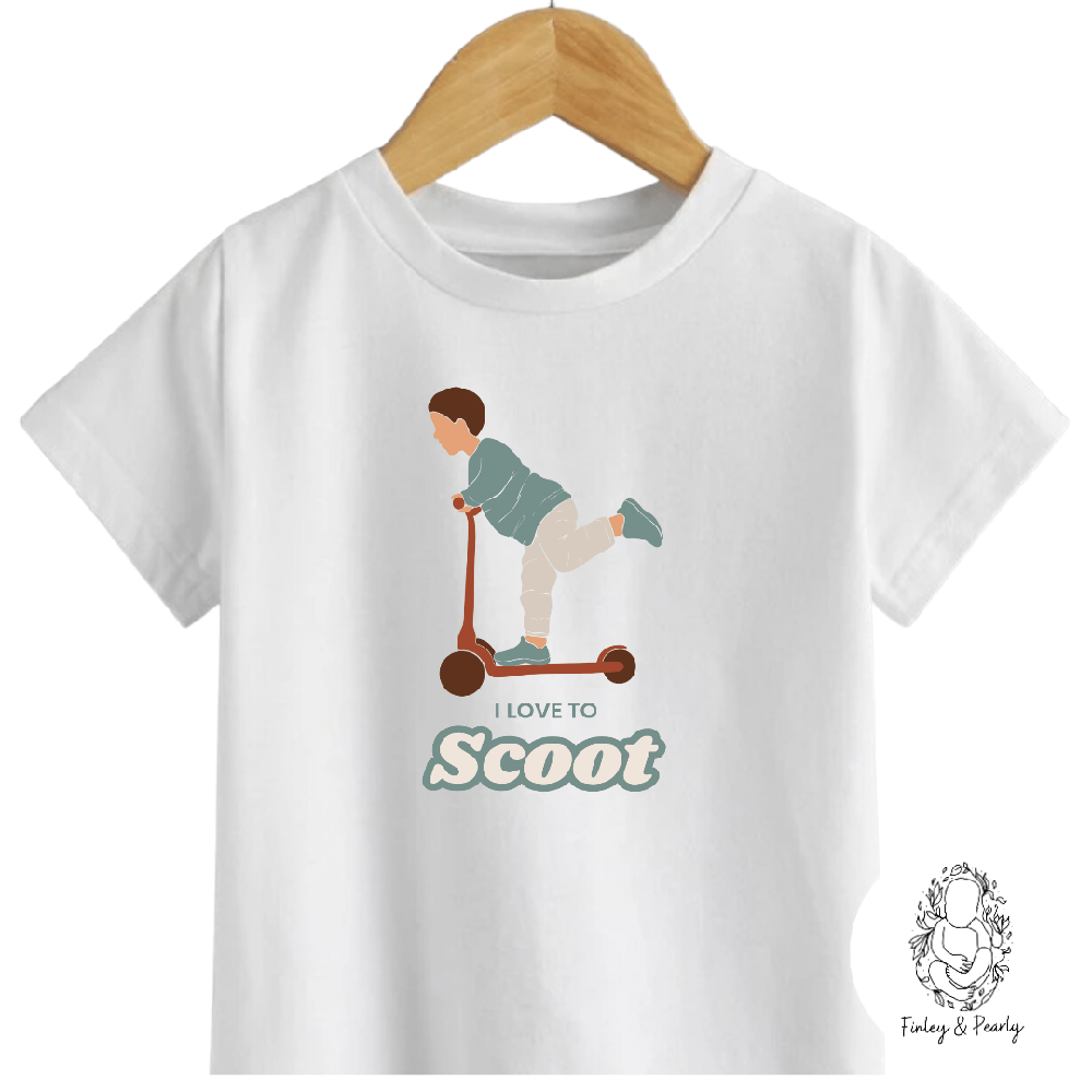 T-SHIRT: I Love To Scoot