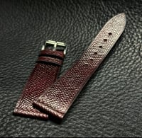 Image 2 of Russian Grain Burgundy Museum Watch Strap