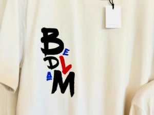 Image of Summer 26 Brushstroke Bedlam embroidered  tee