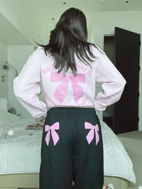 Image 2 of SOPHIE X STYLISH 2.0 Wide Leg BLACK SWEATPANTS!