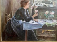 Image 4 of Beautiful Oil Portrait on Canvas