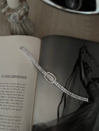 Image 1 of RARE Elgin Crystal Bracelet Watch 