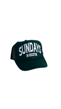 Image 2 of DARK GREEN TRUCKER HAT