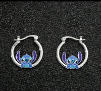 Image 1 of Snitch Hoop Earrings 