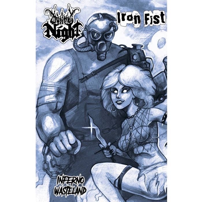 Iron Fist / Unholy Night - Inferno Wasteland (Cassette)