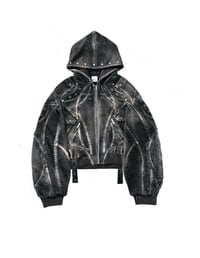Image 1 of SS25 ‘Cave-r’ Denim Bomber Jacket 