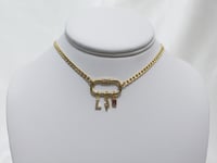 Thunderstruck Initial Charm Necklace 