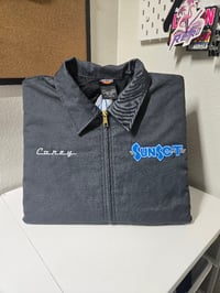 Image 2 of The "Dawn" logo pinstripe Dickies jacket