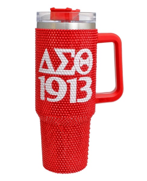 Image of Dst Sorority Red Bling 40.5 oz Tumbler Cup