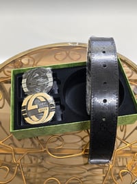 🌟  Fashion Belt 2 Buckle Set