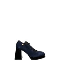 Image 1 of Chani 'B' Le Follie Navy /Black Suede 