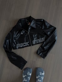 rock star black jacket (sz med)