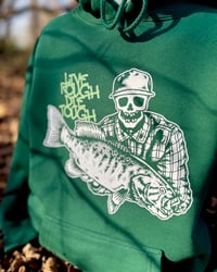 Image 2 of Dark Green “Smalljaw” Heavyweight Hoodie
