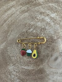 Food safety pin brooch 