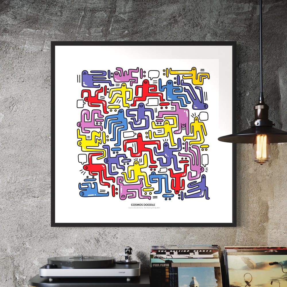 Cosmos Doodle #2 - Fine art Giclee Print
