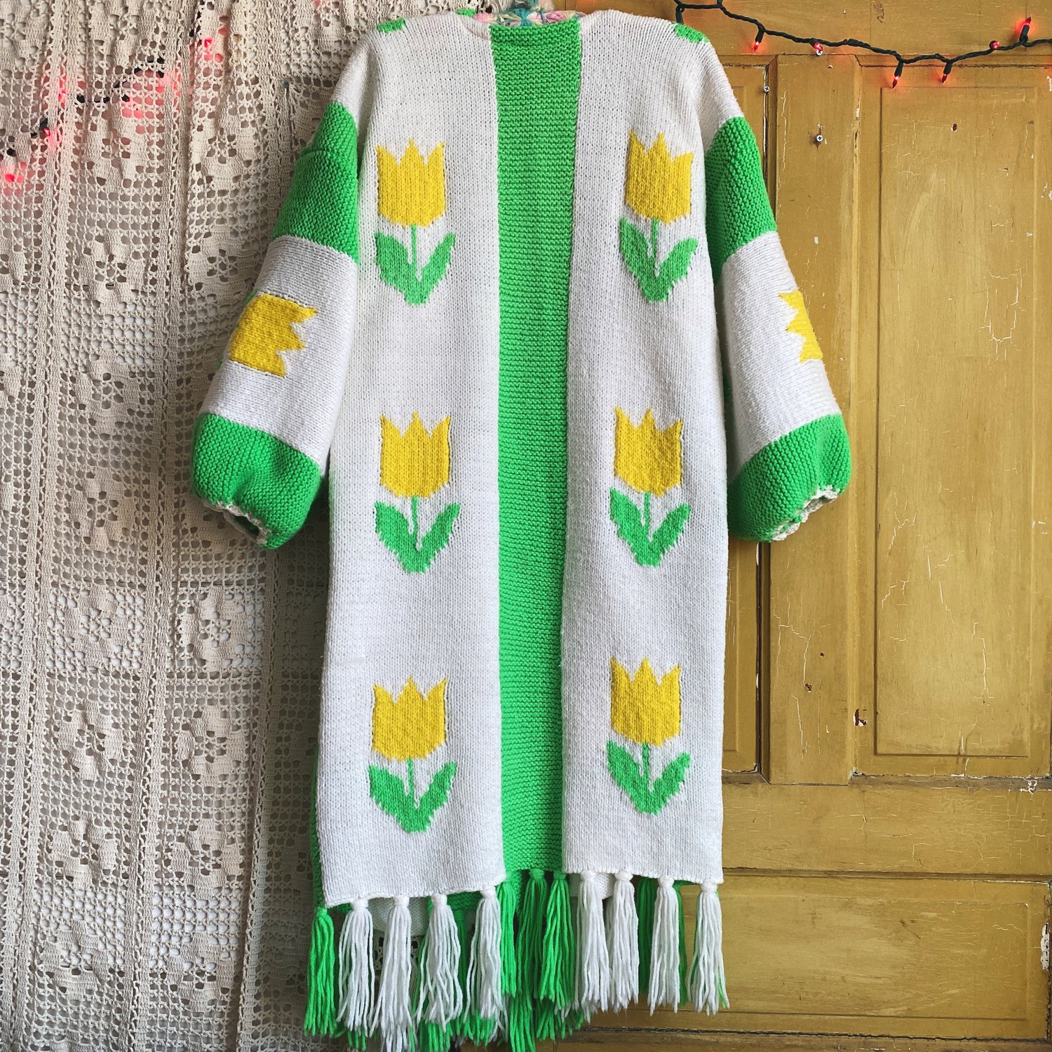 Image of Neon Tulips Granny Sweater