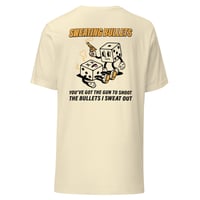 Image 2 of 'Sweating Bullets' Cream Unisex t-shirt
