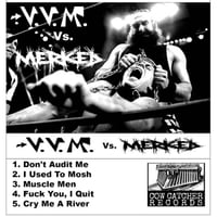 Image 3 of Merked vs. V.V.M. "split" Cassette 