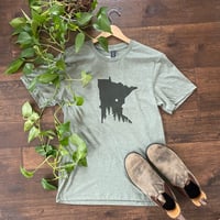 Image 1 of Minnesota Tree and Moon Tee