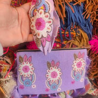 Lilac Purple  Flower Henna Set