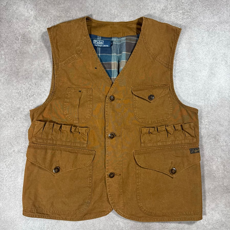 Image of 1990s Ralph Lauren Hunting Vest, Size Medium