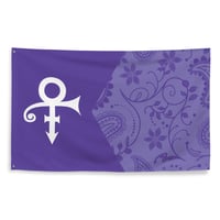 Minnesota Prince Fan Flag - Paisley