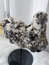 Image 3 of 8.4lb Specularite Large Crystal Specimen with Custom Stand 