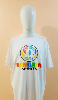 Image 3 of DUNDADA Sports Circle D White T-Shirt 