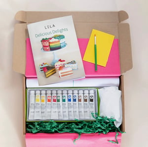 Image of Delicious Delights Art Box for Children