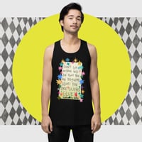Image 4 of Glitter Glue Men’s premium tank top