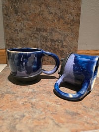 Image 12 of Blue / Purple Mugs with Black Feet