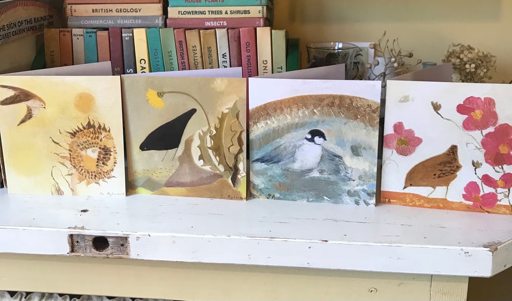 Image of Garden birds greetings card pack