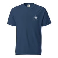 Image 2 of Weeping Skelly Monoprint  heavyweight t-shirt