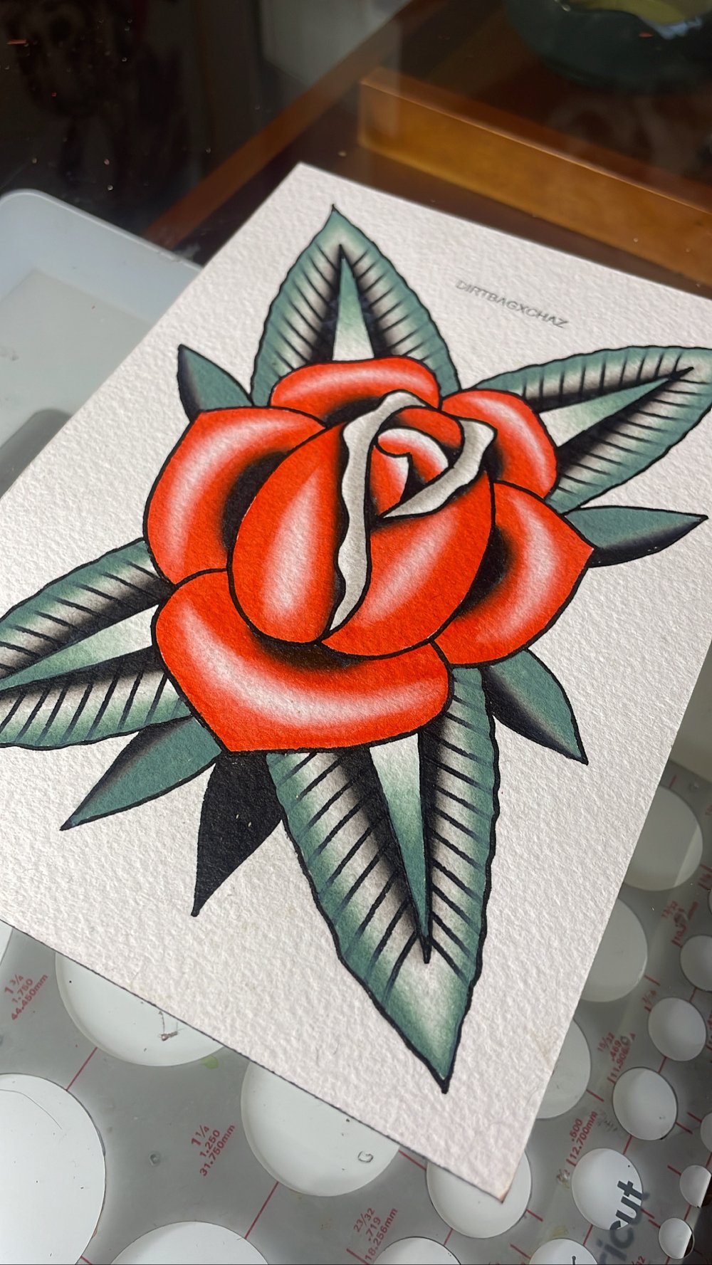 Image of Rose painting 