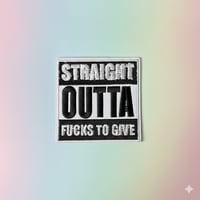 STRAIGHT OUT OF F TO GIVE