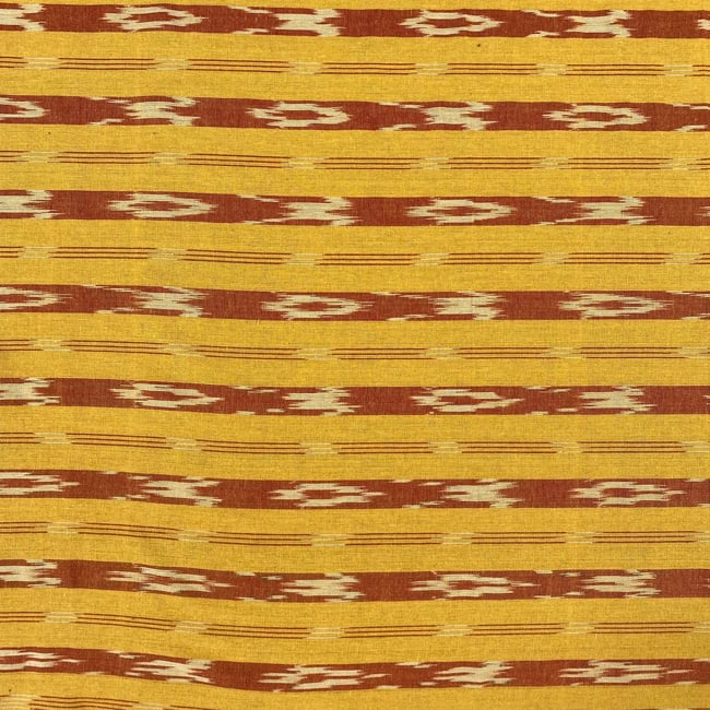 Yellow & Red Ikat Bandana